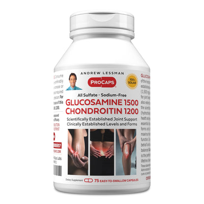 ANDREW LESSMAN Glucosamine 1500 Chondroitin 1200-600 Capsules