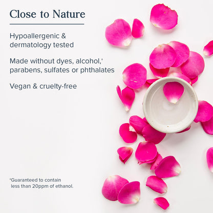 Heritage Store Rosewater Facial Toner with Hyaluronic Acid, Dry to Combination Skin Care, Hydrating Toner Refines Pores & Minimizes the Appearance of Fine Lines & Wrinkles, Alcohol Freeǂ, Vegan, 8oz