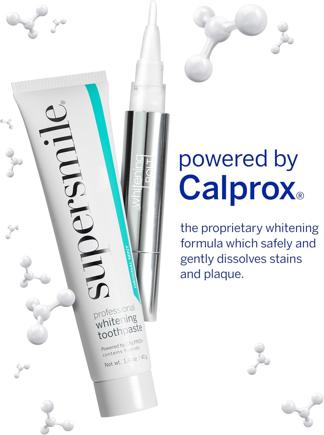 Supersmile Whitening Glow Gift Set, 4-Piece Travel Whitening