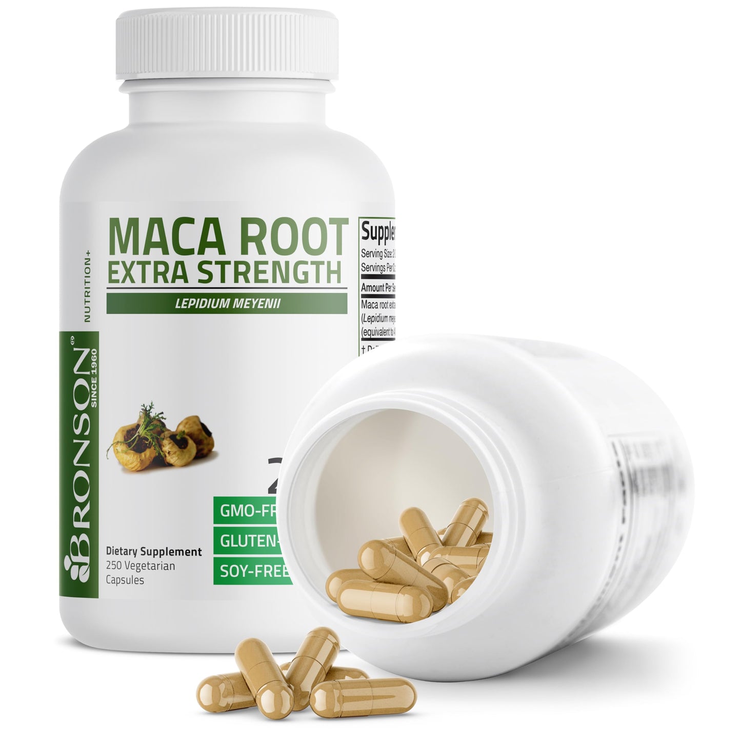 Bronson Maca Root Extra Lepidium Meyenii, Non-GMO, 90 Vegetarian Capsules