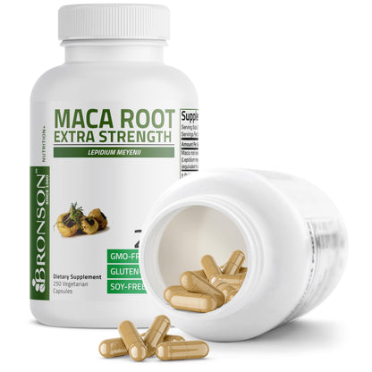 Bronson Maca Root Extra Lepidium Meyenii, Non-GMO, 90 Vegetarian Capsules