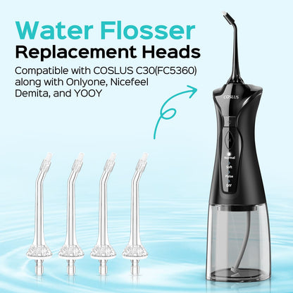COSLUS Water Flosser Pick For Teeth Tip Periodontal Jet Tip 4 Pcs
