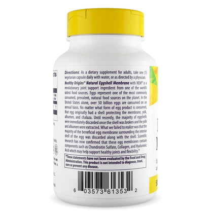 Healthy Origins NEM Eggshell Membrane 500 mg, 120 Veggie Caps