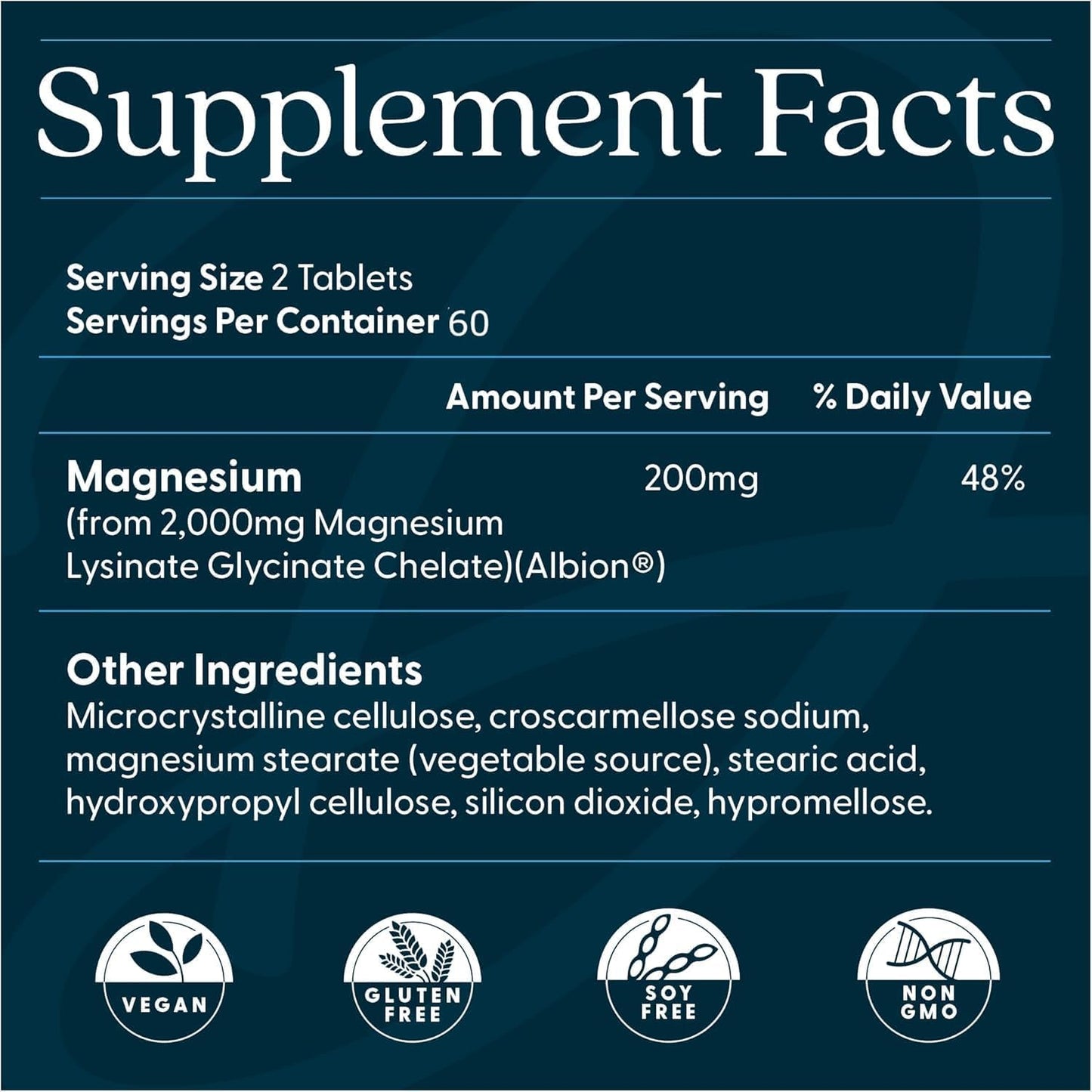 Doctor's Best High Absorption Magnesium Glycinate Lysinate Supplement for Sleep Support - Chelated Magnesium Tablets for Women & Men, 200mg per Serving, Supports Calm & Relaxation, Vegan - 240 Count