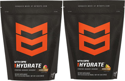 MTN OPS Hydrate Rainbow Sherbet + Mango Peach Bundle