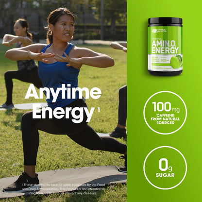 Optimum Nutrition Amino Energy - Pre Workout with Green Tea, BCAA, Amino Acids