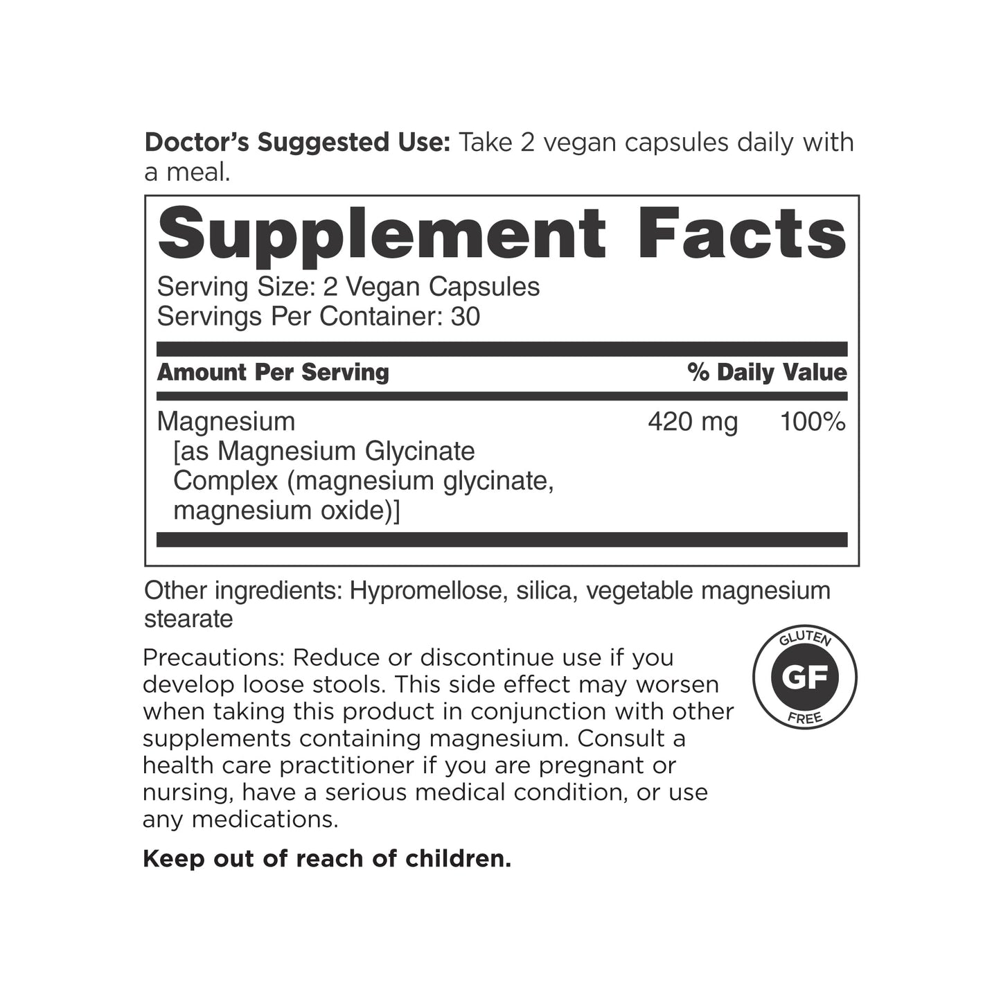 Doctors' Preferred Magnesium Glycinate Complex - Heart & Mood Support | Heart Health