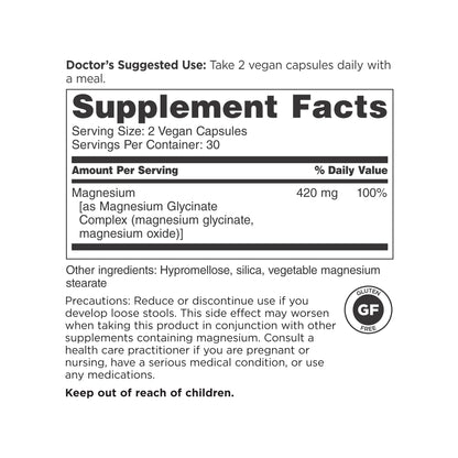 Doctors' Preferred Magnesium Glycinate Complex - Heart & Mood Support | Heart Health