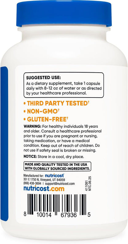 Nutricost L-Theanine 200mg, 240 Capsules - Double Strength