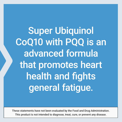 Life Extension Super Ubiquinol CoQ10 with PQQ, Heart Health, 30 Softgels