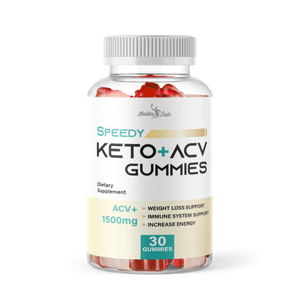 Speedy Keto acv Gummies - 1500mg Once a Day, Time Released Advanced Ketogenic 