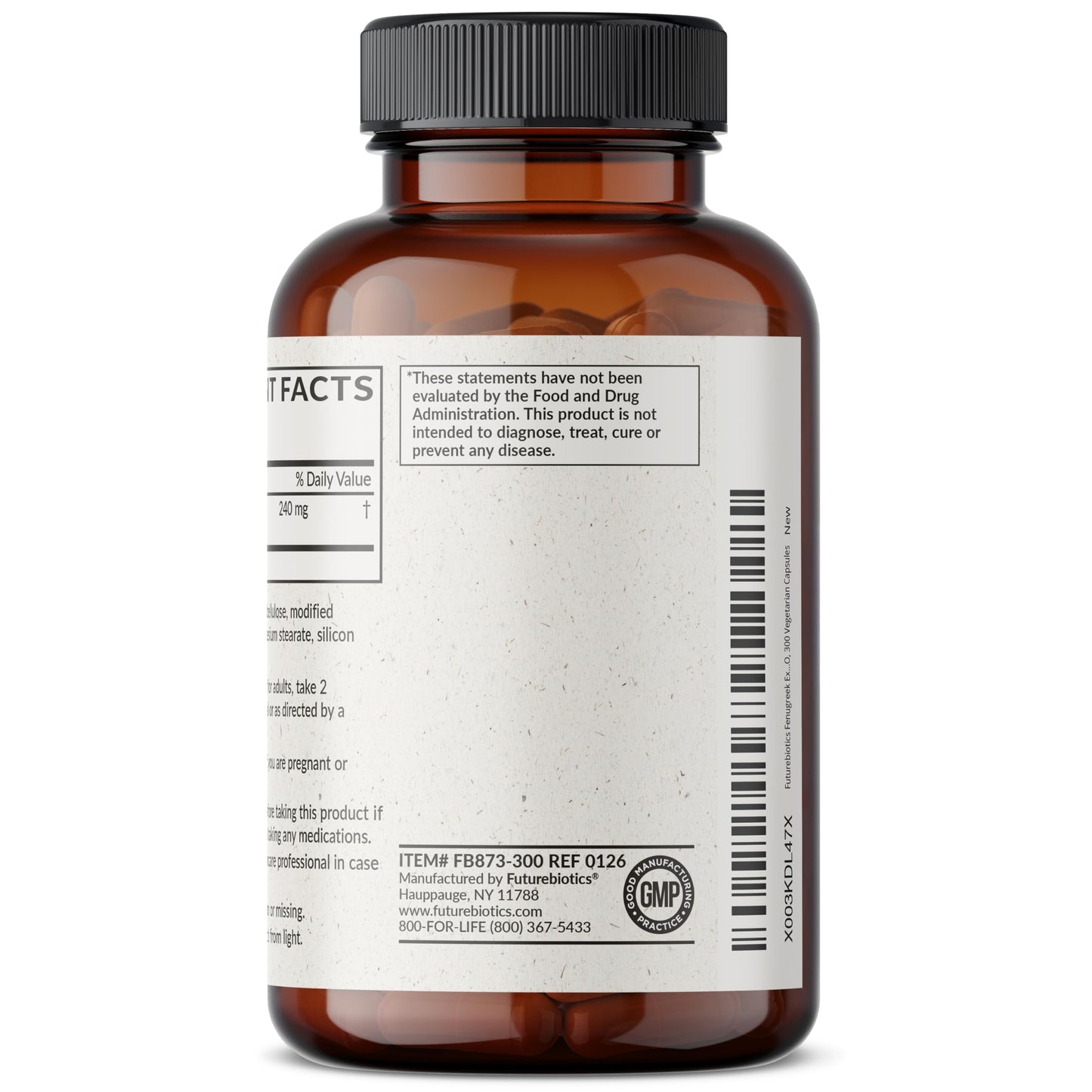 Futurebiotics Fenugreek Extra Strength Supports Overall Good Health & Well-Being, Non-GMO, 150 Vegetarian Capsules