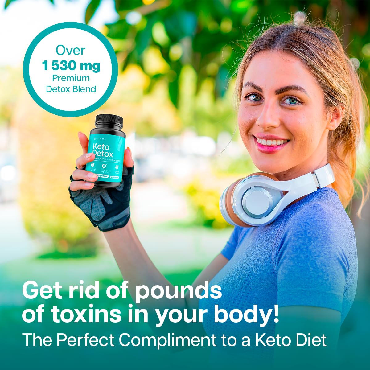 Nutriana Keto Detox Cleanser - Weight Loss Keto Pills Liver Supplement for Men & Women