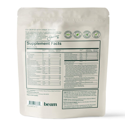 BEAM Kids Multivitamin Powder – Kids Vitamins with Greens, Probiotic & Prebiotic, Immune Support for Children & Toddlers, No Artificial Sweeteners, for Picky Eaters, 20 Servings, Chocolate Flavor
