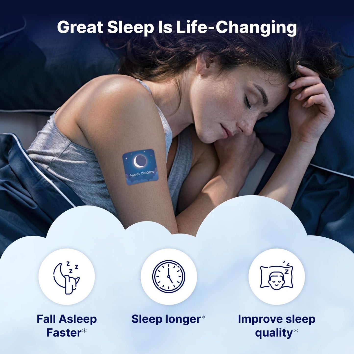 Wellamoon Sleep & Nasal Strip Bundle — Night-time Patch + Nasal Breathing Strips for Better Rest & Comfort