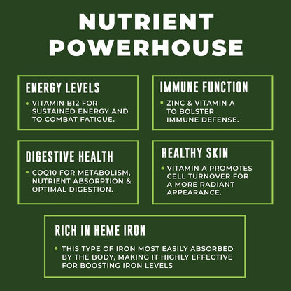 Left Coast Performance Beef Organ Supplements from New Zealand - Supports Women's Overall Energy & Health - Non-GMO, No Fillers, Hormone & Antibiotic Free