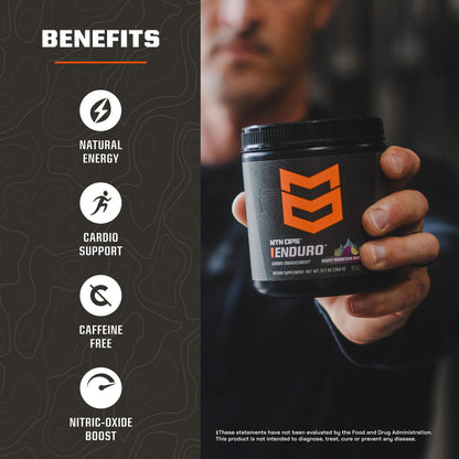 MTN OPS Enduro Stim-Free Pump Pre Workout, Pineapple