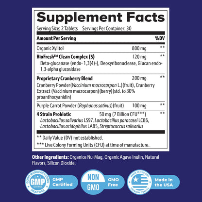 ProvaDent – Botanical Oral Tablets, USA Made – 60 Ct, 1 Month Supply | Oral-care tablets, botanical formula | Made in USA | Chewable daily tablet