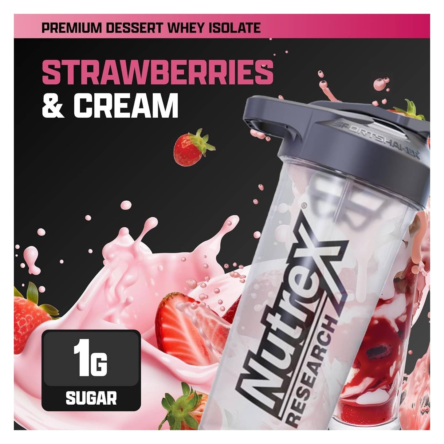 Nutrex Research IsoFit Whey Protein Powder Instantized 100% Whey Protein Isolate (30 Servings (Pack of 1), Vanilla Bean Ice Cream)