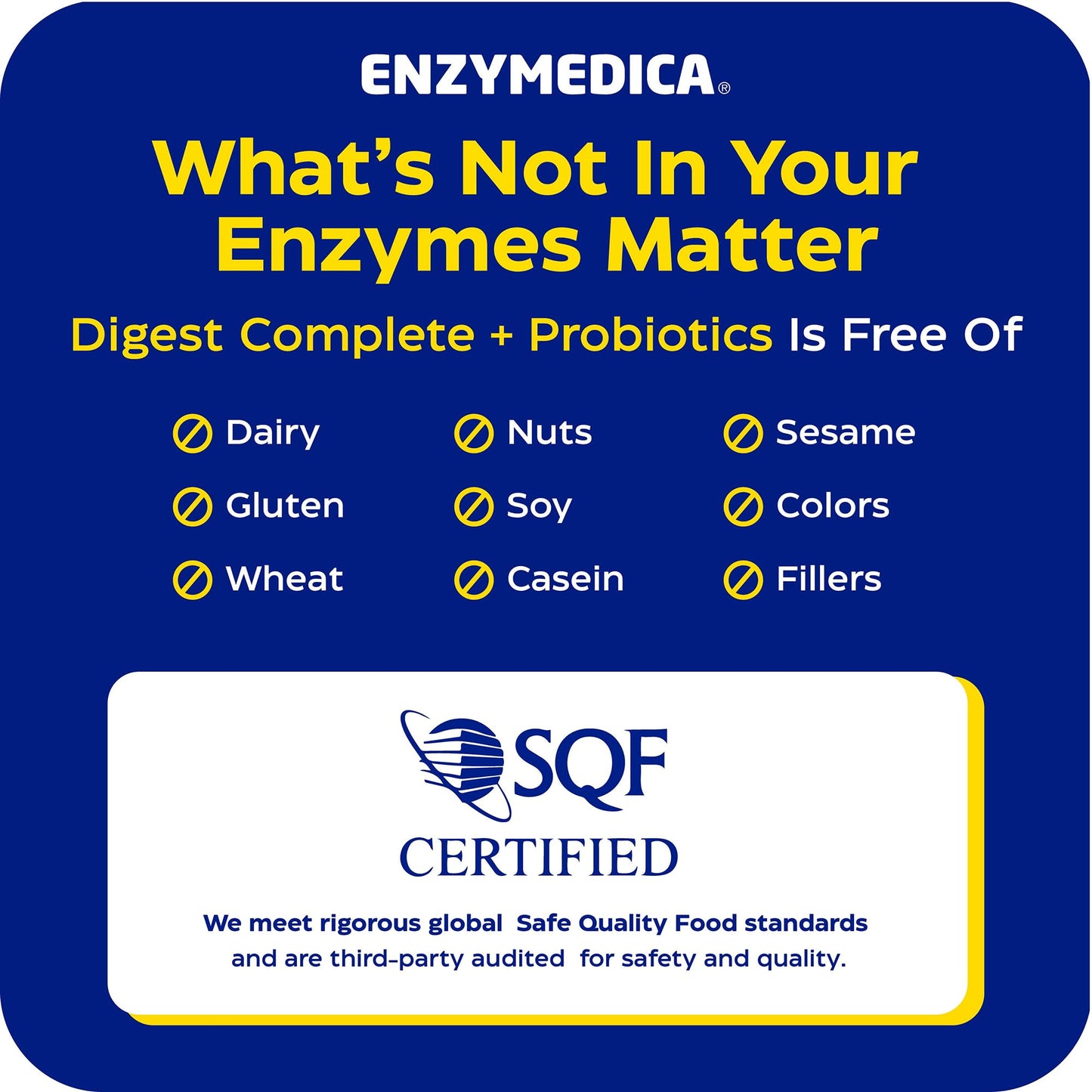 Enzymedica Digest Complete + Probiotics - Digestive Enzyme Supplement for Women & Men, Enzyme and Probiotic Capsules for Digestion, Gut Health Support, Helps Gas & Bloating, Vegetarian - 90 Caps