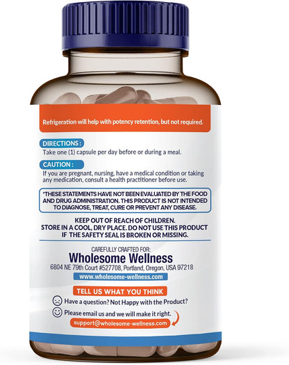 Wholesome Wellness 100 Billion CFUs with Prebiotics and Organic Probiotics 100 Billion CFU for Men and Women Bundle