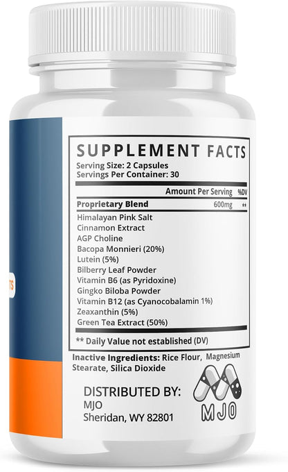 Neuro Salt Capsules, Official Neuro Salt Supplement Formula (60 Capsules)