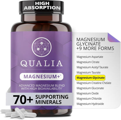 Qualia NAD+ & Qualia Magnesium | Clinically Proven to Boost NAD+ up to 67% | Bioavailable Forms, Including Magnesium Glycinate