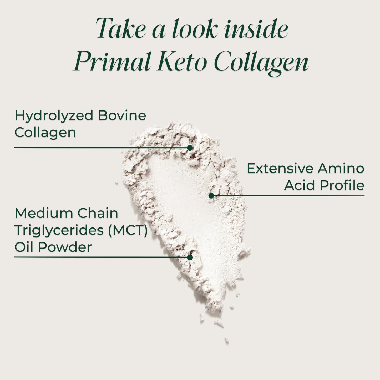 Primal Harvest Collagen - Powdered Daily Supplement, Dairy & Gluten Free