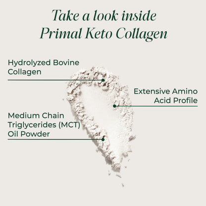 Primal Harvest Collagen - Powdered Daily Supplement, Dairy & Gluten Free