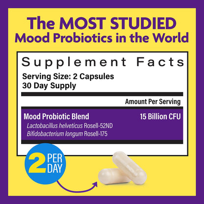 InnovixLabs Choline & Mood Probiotic Bundle Choline Bitartrate 550mg (100 Capsules) Mood Probiotic (60 Capsules). Supports Memory, Mood, Brain Health & Boost Cognitive.*