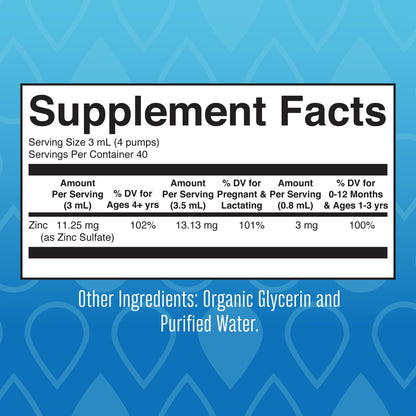 MaryRuth Organics Zinc Supplements for Immune Support, Ionic Zinc for Kids & Adults