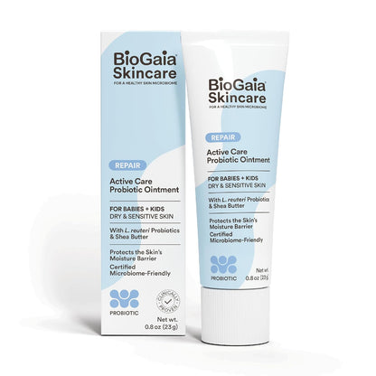 BioGaia Baby Probiotic Ointment | Soothes & Hydrates Dry, Irritated & Sensitive Skin | Use It From Head to Toe | Formulated With Plant-Based Oils & Probiotics | Steroid Free & Microbiome-Friendly