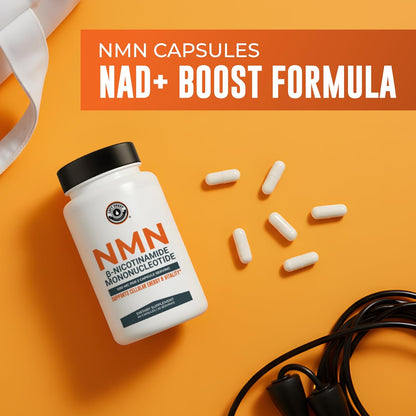 Left Coast Performance NMN Supplement 500mg for NAD+ Support – Nicotinamide Mononucleotide for Healthy Aging, Cellular Energy & Vitality – Third-Party Lab Tested, Non-GMO – 60 Capsules