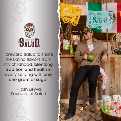 Salud x Jarritos 2-Pack | 2-in-1 Energy + Focus (Fruit Punch) & Energy + Focus (Lime) – 15 Servings Each, Agua Fresca Drink Mix, Non-GMO, Gluten Free, Vegan, Low Calorie, 1g of Sugar