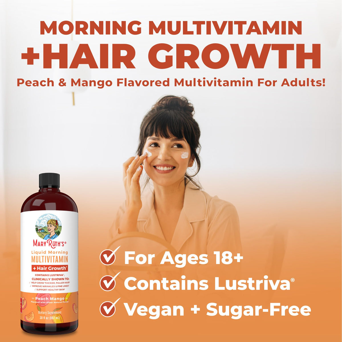 MaryRuth's Multivitamin Multimineral Supplement for Women + Hair Growth Vitamins