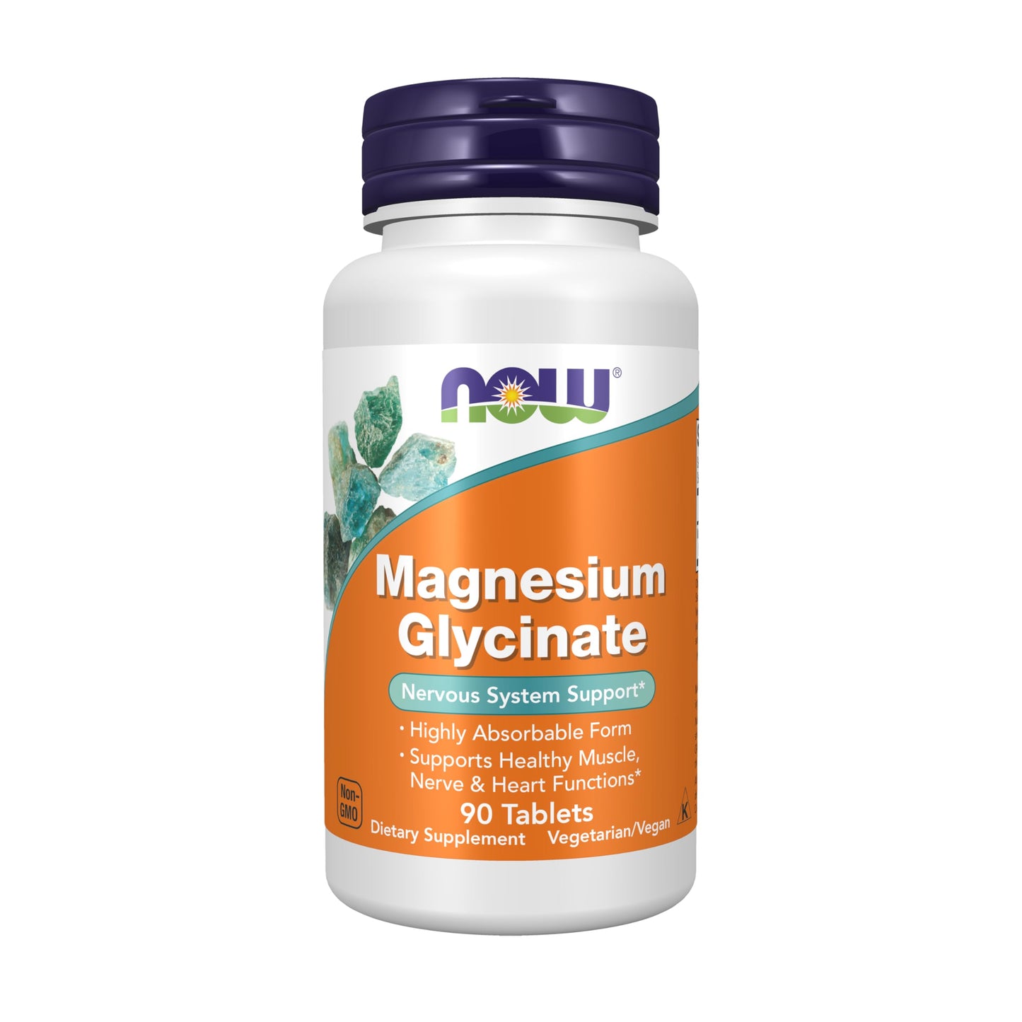 NOW Foods Supplements, Magnesium Glycinate 100 mg, Highly Absorbable Form, 180 Tablets