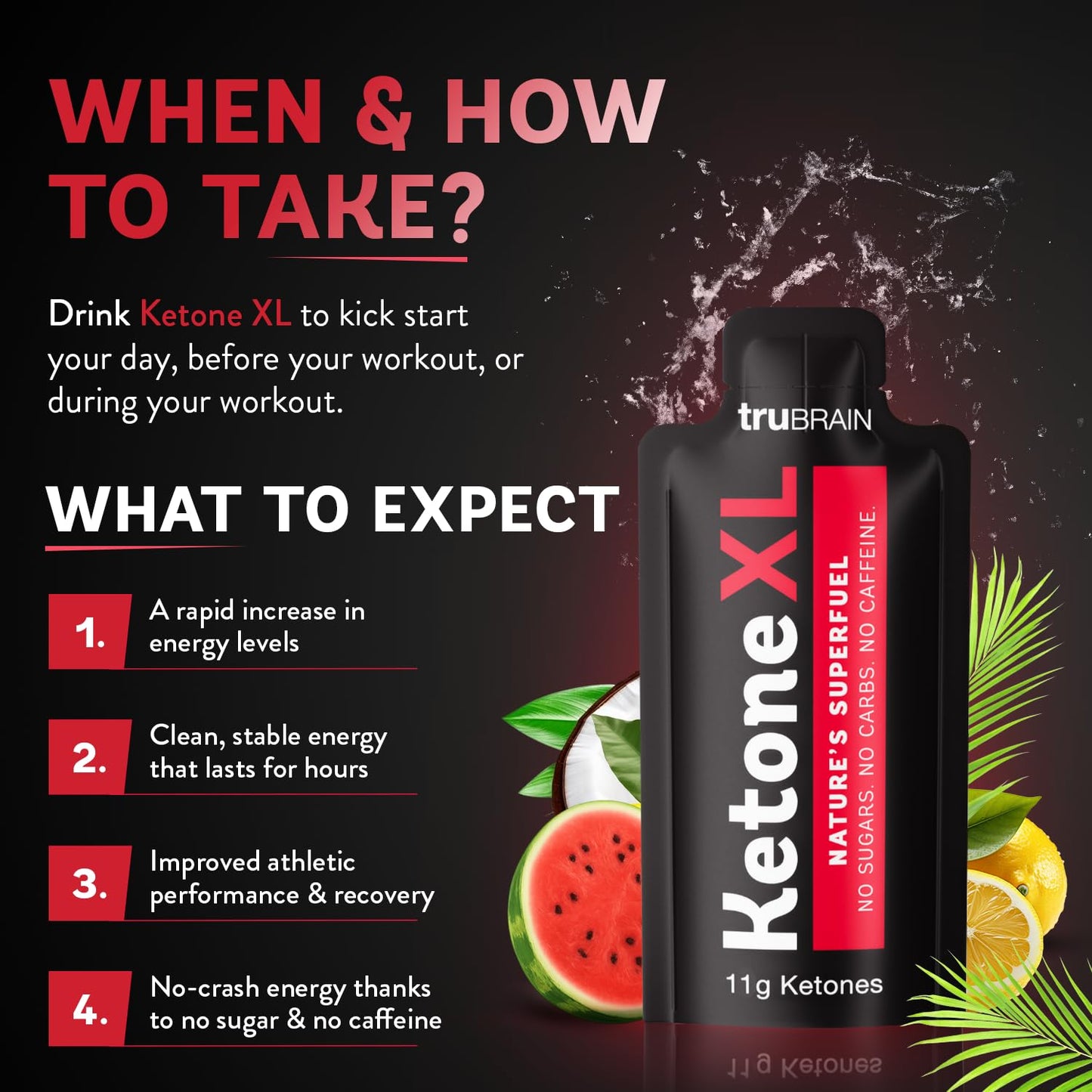 Ketone XL No Caffeine Exogenous Ketones Energy Shots – 10 Pack of Caffeine-Free Energy Drinks with 11g Ketones Per Shot – Sugar Free, Salt Free, Clean Ketone Energy (Lemonade)