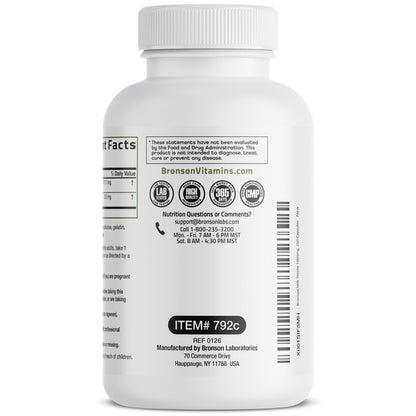 Bronson Milk Thistle Silymarin Marianum & Dandelion Extract, 120 Capsules | 2-in-1 Liver Cleanse, Health, Detox & Antioxidant Support, Non-GMO, Gluten-Free, Soy-Free