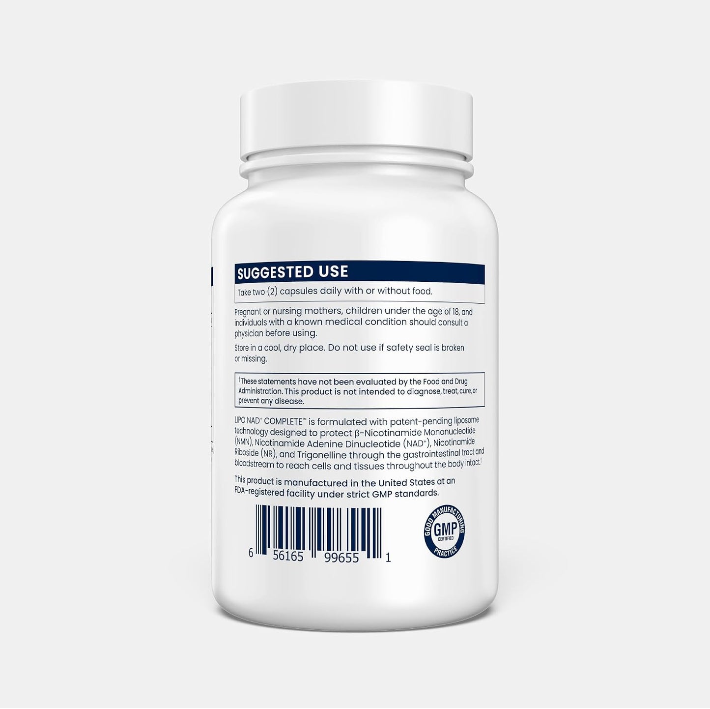 Renue By Science NAD+ Complete | 120 Liposomal NAD Supplement Capsules with NMN, NR & Trigonelline - 310mg NMN & 160mg NAD per Serving | Bioavailable Formula for Increased Absorption | Made in the USA