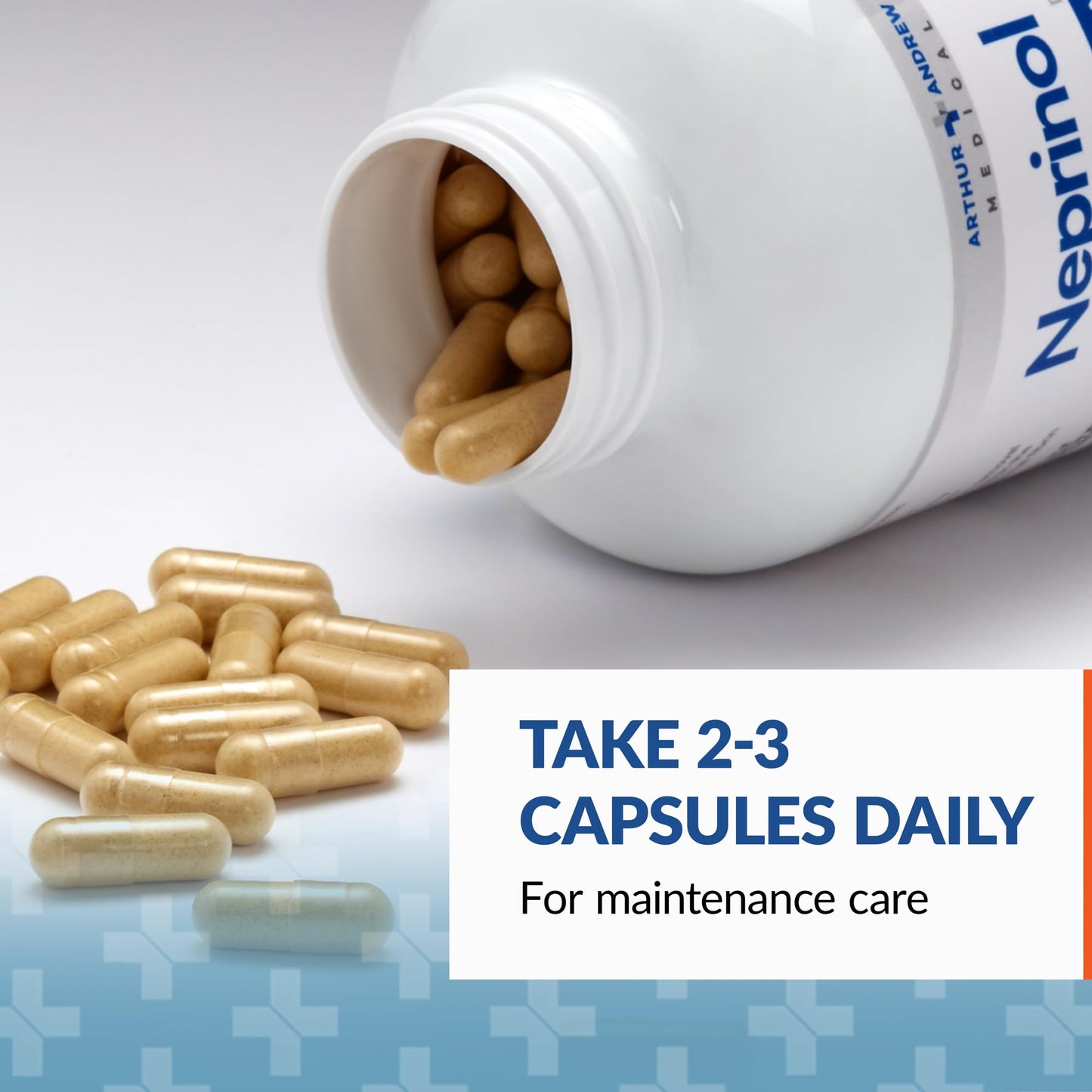 Arthur Andrew Medical, Neprinol AFD, Multi Enzyme Blend with Serrapeptase & Nattokinase, 90 Count (Pack of 1) | Highly Potent Systemic Enzyme Blend Featuring Nattokinase (15,000 FU) & Serrapeptase (45,000 SPU). Heart & Immune Support
