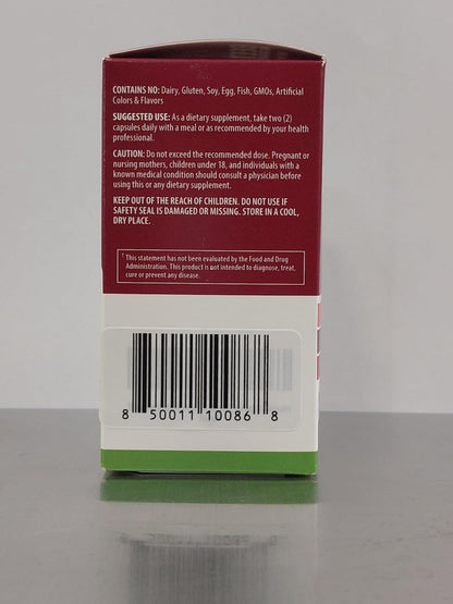 1 Body Beet Root Capsules 1360mg, 20:1 Extract, Beet Vital, 60 Caps