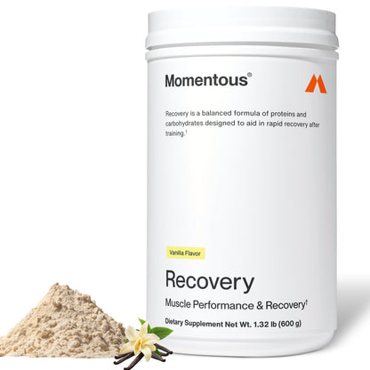Momentous Recovery Grass-Fed Whey Protein Powder - 20 g Post-Workout Whey Isolate Protein - NSF Certified for Sport - Gluten-Free - 15 Servings - Chocolate - Package May Vary