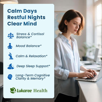 Lithium Orotate 5/10mg, Mood & Brain Supplement, 120 Capsules, 2 Months | 13 in 1 with Ashwagandha, L-Theanine, Bacopa, Lions Mane, Magnesium, Zinc D3 B6 Folate B12 for Calm Focus, Cognitive & Energy
