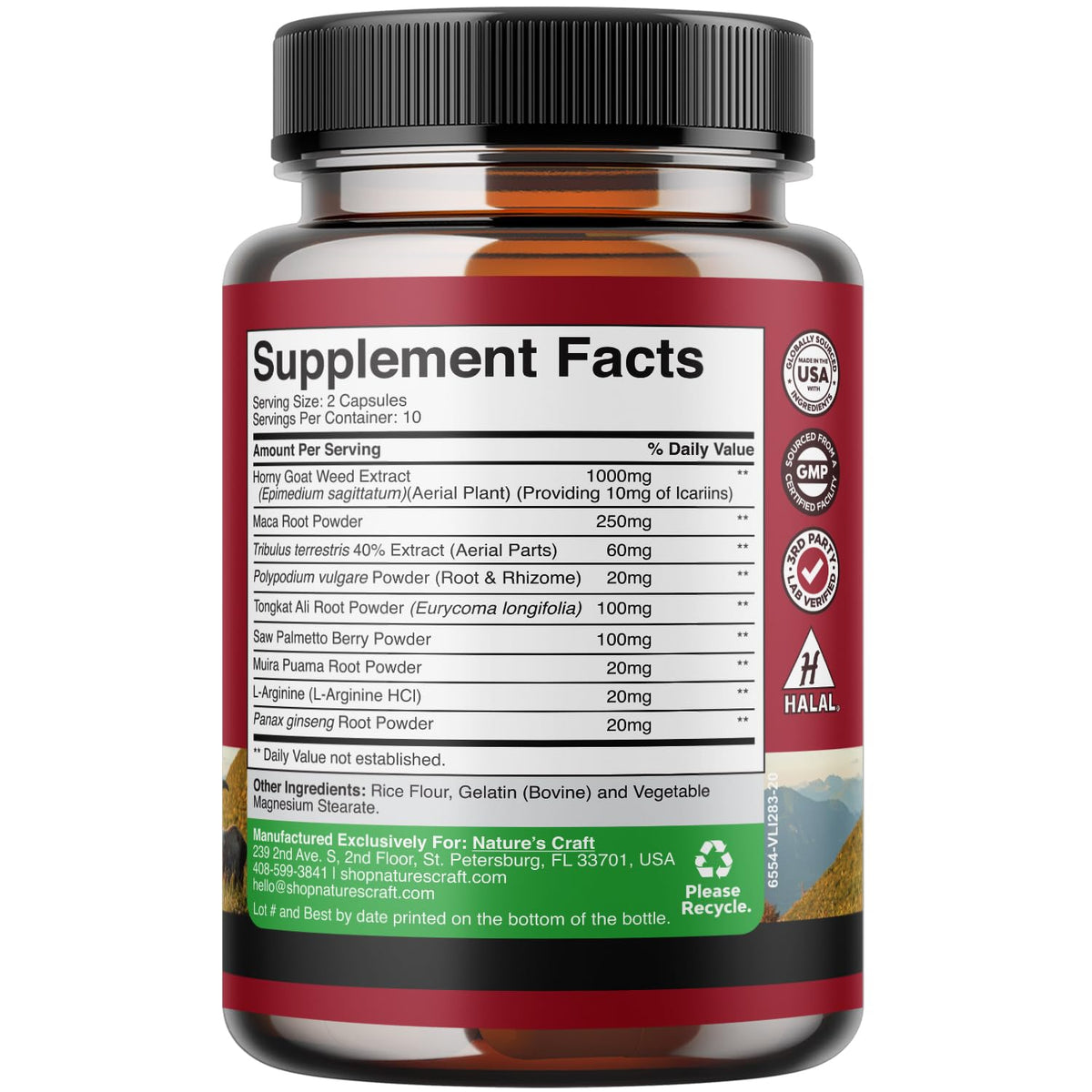 Horny Goat Weed for Male Enhancement - Extra Strength Horny Goat Weed for Men