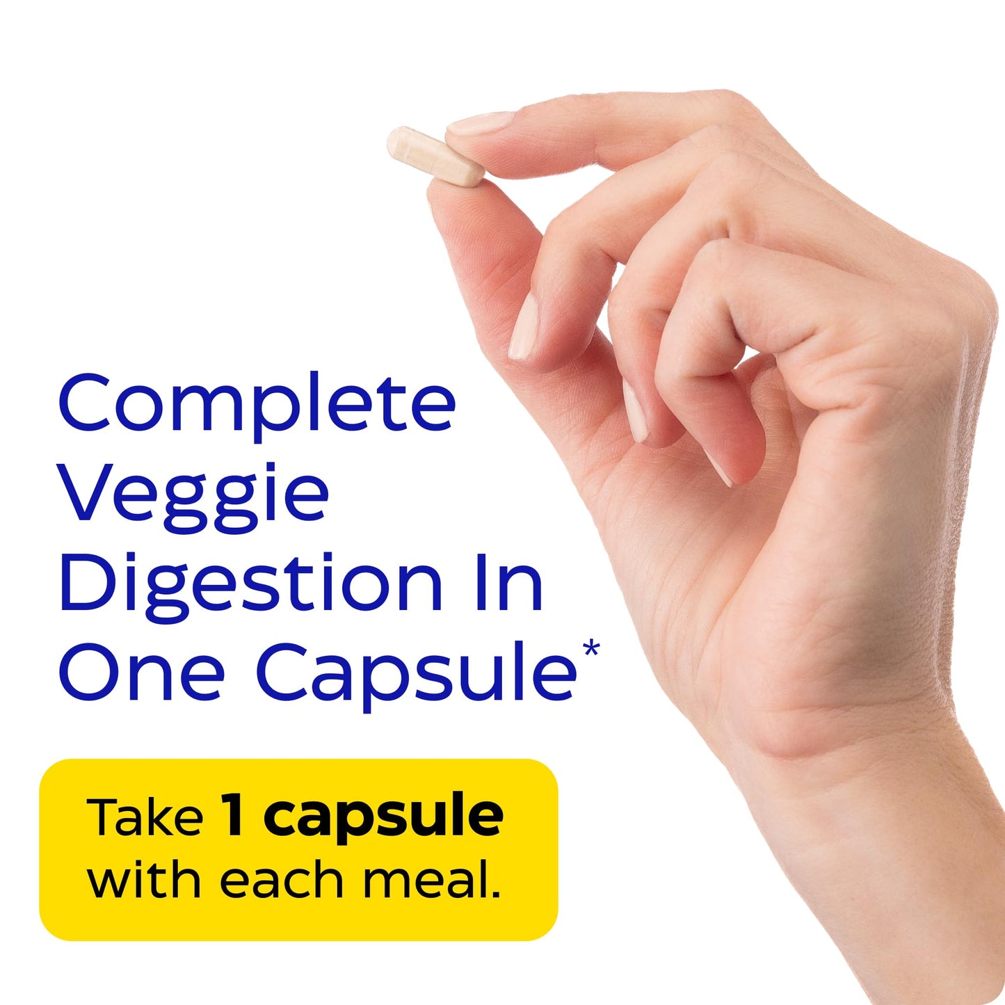 Enzymedica VeggieGest - Digestive Enzyme Supplement for Women & Men, Enzymes for Digestion & Gut Health Support, Support for Vegetarian/Vegan Diets, Helps Gas & Bloating, Gluten Free - 90 Caps