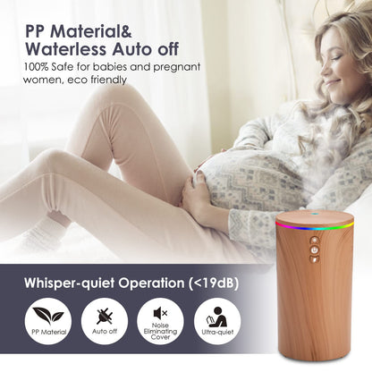Car Diffuser, USB Essential Oil Diffuser Ultrasonic Car Humidifier Aromatherapy Diffusers