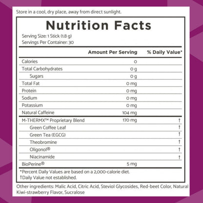 TRIM Stik, Appetite Control, Delicious Kiwi Strawberry beverage, low-calorie, 30 ct
