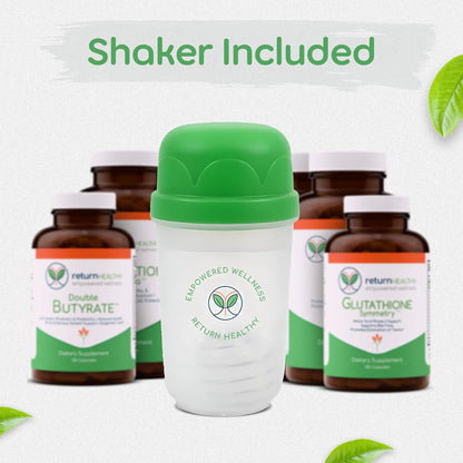 BioBalance Kit - 6 Supplements for Microbial & Environmental Resilience - Supports Gut, Liver & Immune Function - Immune Supplement - Health Essentials - US-Made, Non-GMO, Plant-Based