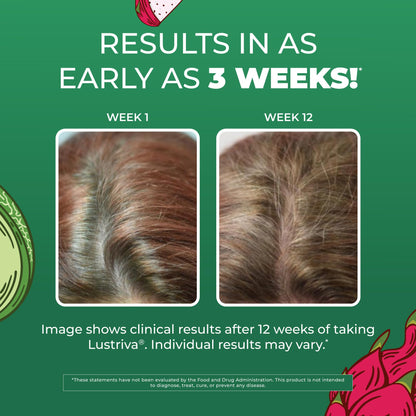 MARYRUTH'S Liquid Multivitamin + Hair Growth | Clinically Tested in Women for Thicker Hair & Facial Wrinkles | Biotin 10000mcg | Lustriva Hair Growth Supplements | Skin Care | Ages 18+ | 15.22 Fl Oz