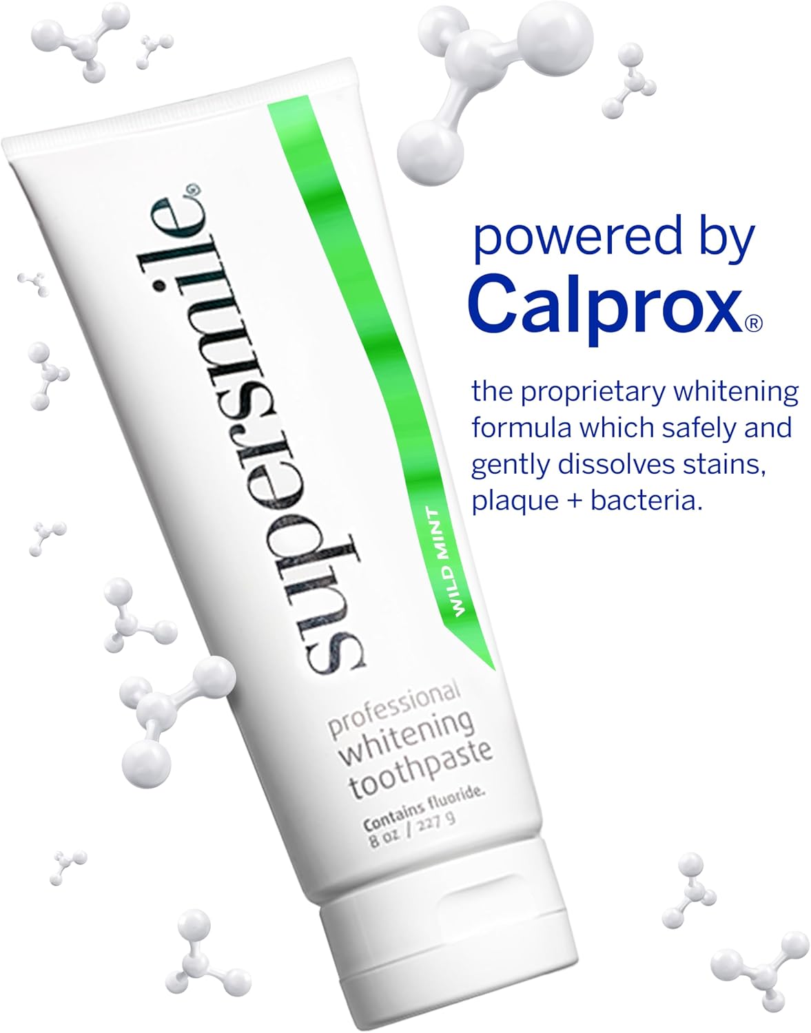 Supersmile Wild Mint Whitening System, 8 Oz Toothpaste + Accelerator